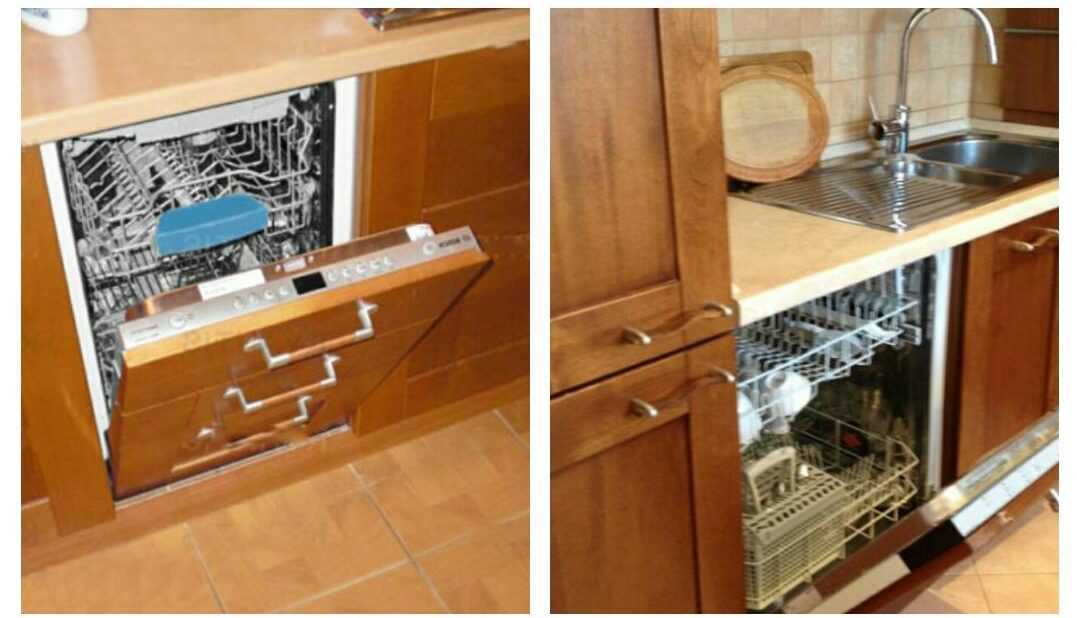 Посудомоечная машина: установка своими руками в кухонный гарнитур