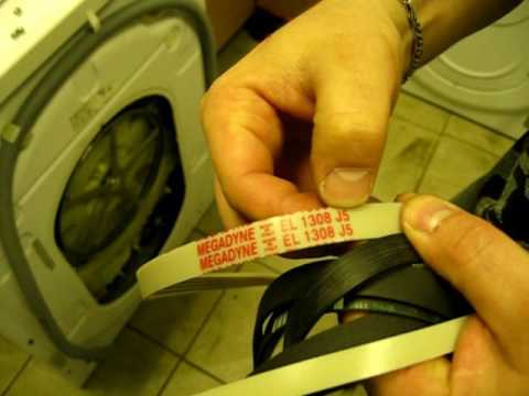 Как одеть ремень на стиральную машину