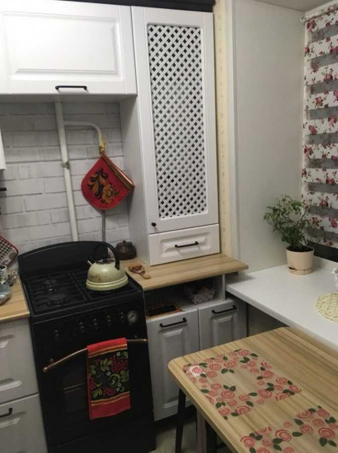 Дизайн кухни с газовым котлом: как спрятать его на кухне