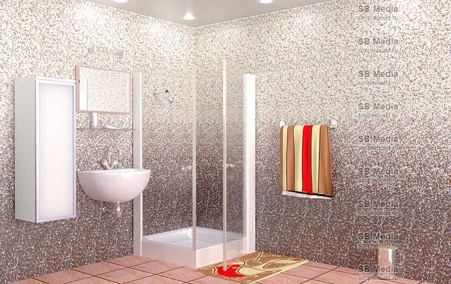 Отделка ванной комнаты пластиковыми панелями: монтажные инструкции