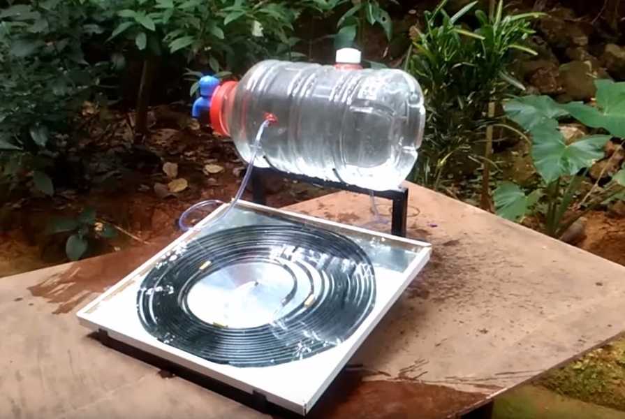 Солнечный коллектор для нагрева воды своими руками - делаем из подручных материалов